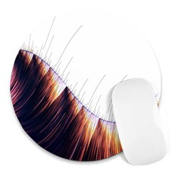 Abstract Lines Round Mousepads by Simbadda