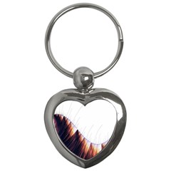 Abstract Lines Key Chains (heart)  by Simbadda