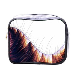 Abstract Lines Mini Toiletries Bags by Simbadda