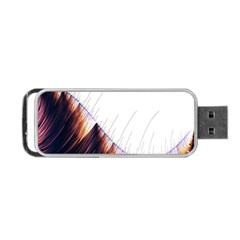 Abstract Lines Portable Usb Flash (two Sides)