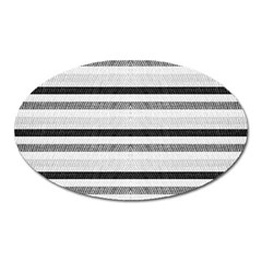 Lines Oval Magnet by Valentinaart