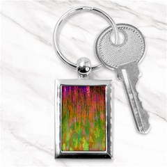 Abstract Trippy Bright Melting Key Chains (rectangle)  by Simbadda