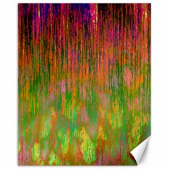 Abstract Trippy Bright Melting Canvas 16  X 20   by Simbadda