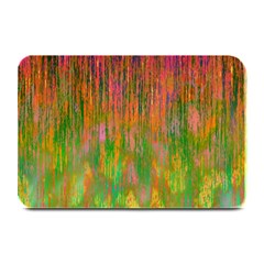 Abstract Trippy Bright Melting Plate Mats by Simbadda