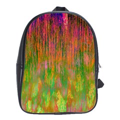 Abstract Trippy Bright Melting School Bags(large)  by Simbadda