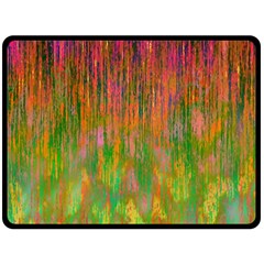 Abstract Trippy Bright Melting Fleece Blanket (large)  by Simbadda