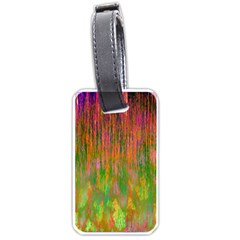 Abstract Trippy Bright Melting Luggage Tags (one Side)  by Simbadda