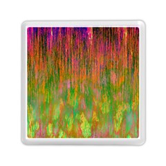 Abstract Trippy Bright Melting Memory Card Reader (square)  by Simbadda