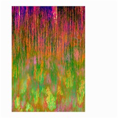 Abstract Trippy Bright Melting Small Garden Flag (two Sides) by Simbadda