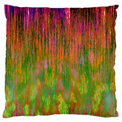 Abstract Trippy Bright Melting Standard Flano Cushion Case (one Side) by Simbadda