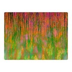 Abstract Trippy Bright Melting Double Sided Flano Blanket (mini)  by Simbadda