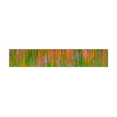 Abstract Trippy Bright Melting Flano Scarf (mini)