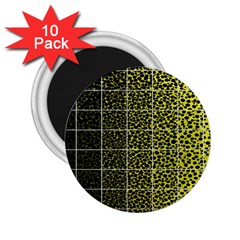 Pixel Gradient Pattern 2 25  Magnets (10 Pack)  by Simbadda