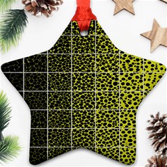 Pixel Gradient Pattern Star Ornament (two Sides) by Simbadda