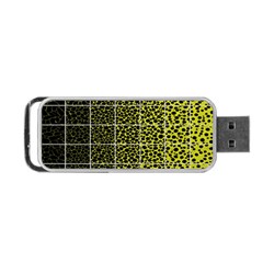 Pixel Gradient Pattern Portable Usb Flash (one Side)