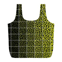 Pixel Gradient Pattern Full Print Recycle Bags (l)  by Simbadda