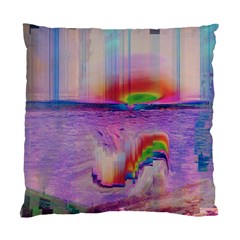 Glitch Art Abstract Standard Cushion Case (two Sides) by Simbadda