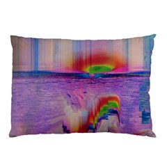 Glitch Art Abstract Pillow Case (two Sides) by Simbadda