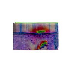 Glitch Art Abstract Cosmetic Bag (xs) by Simbadda