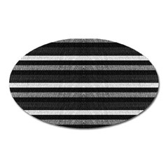 Lines Oval Magnet by Valentinaart