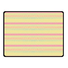 Lines Double Sided Fleece Blanket (small)  by Valentinaart