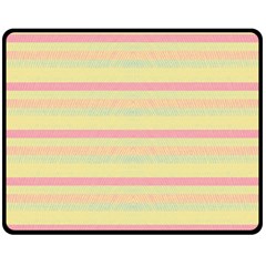 Lines Double Sided Fleece Blanket (medium)  by Valentinaart