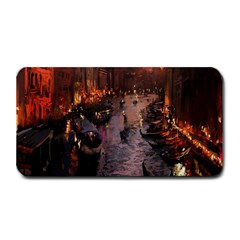 River Venice Gondolas Italy Artwork Painting Medium Bar Mats by Simbadda