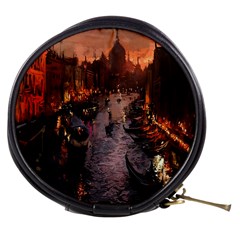 River Venice Gondolas Italy Artwork Painting Mini Makeup Bags by Simbadda