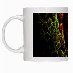 Fractal Digital Art White Mugs by Simbadda