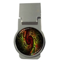 Fractal Digital Art Money Clips (round)  by Simbadda