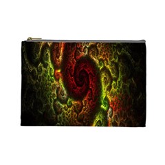 Fractal Digital Art Cosmetic Bag (large)  by Simbadda