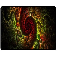 Fractal Digital Art Fleece Blanket (medium)  by Simbadda