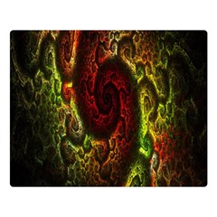 Fractal Digital Art Double Sided Flano Blanket (large)  by Simbadda