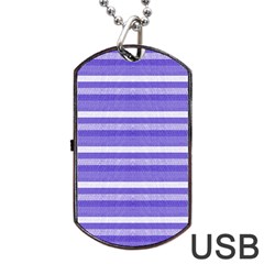 Lines Dog Tag Usb Flash (two Sides)