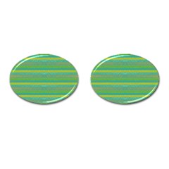 Lines Cufflinks (oval)