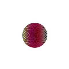 Abstract Circle Colorful 1  Mini Magnets