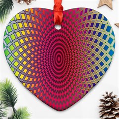 Abstract Circle Colorful Ornament (heart)