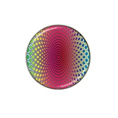 Abstract Circle Colorful Hat Clip Ball Marker (10 Pack) by Simbadda