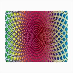 Abstract Circle Colorful Small Glasses Cloth by Simbadda