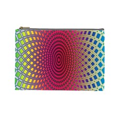 Abstract Circle Colorful Cosmetic Bag (large)  by Simbadda