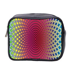 Abstract Circle Colorful Mini Toiletries Bag 2-side by Simbadda