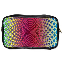 Abstract Circle Colorful Toiletries Bags 2-side by Simbadda