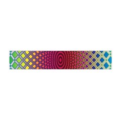 Abstract Circle Colorful Flano Scarf (mini)