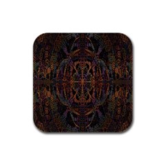 Digital Art Rubber Square Coaster (4 pack) 