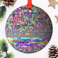 Plasma Gradient Phalanx Ornament (round) by Simbadda