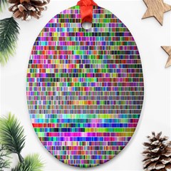 Plasma Gradient Phalanx Ornament (oval) by Simbadda