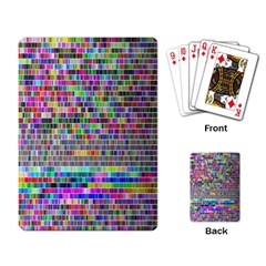 Plasma Gradient Phalanx Playing Card by Simbadda