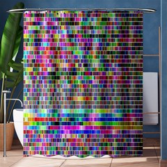 Plasma Gradient Phalanx Shower Curtain 60  X 72  (medium)  by Simbadda