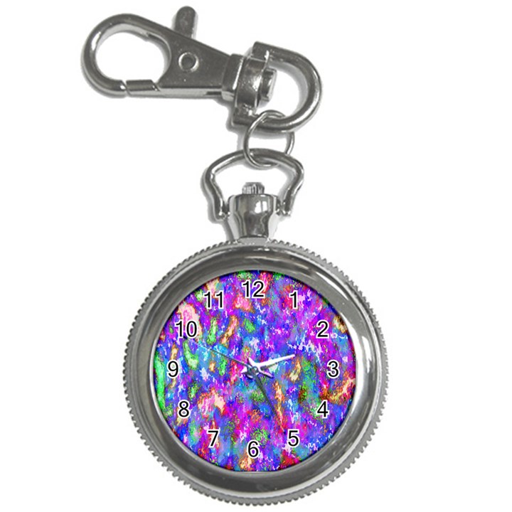 Abstract Trippy Bright Sky Space Key Chain Watches