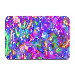 Abstract Trippy Bright Sky Space Plate Mats by Simbadda